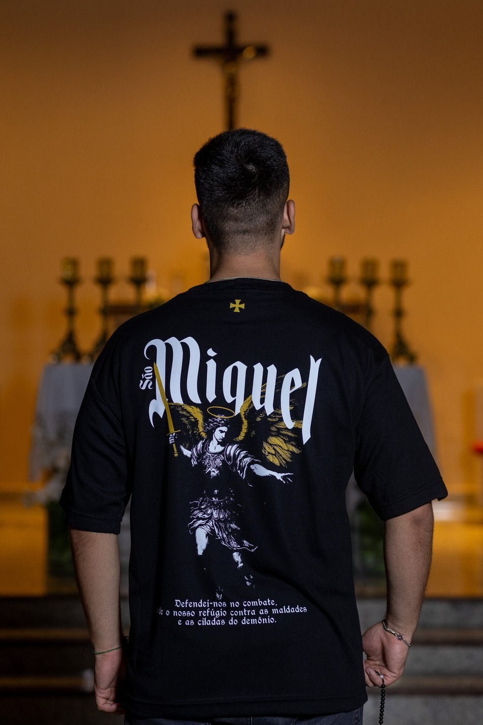Camisa Oversized São Miguel Arcanjo