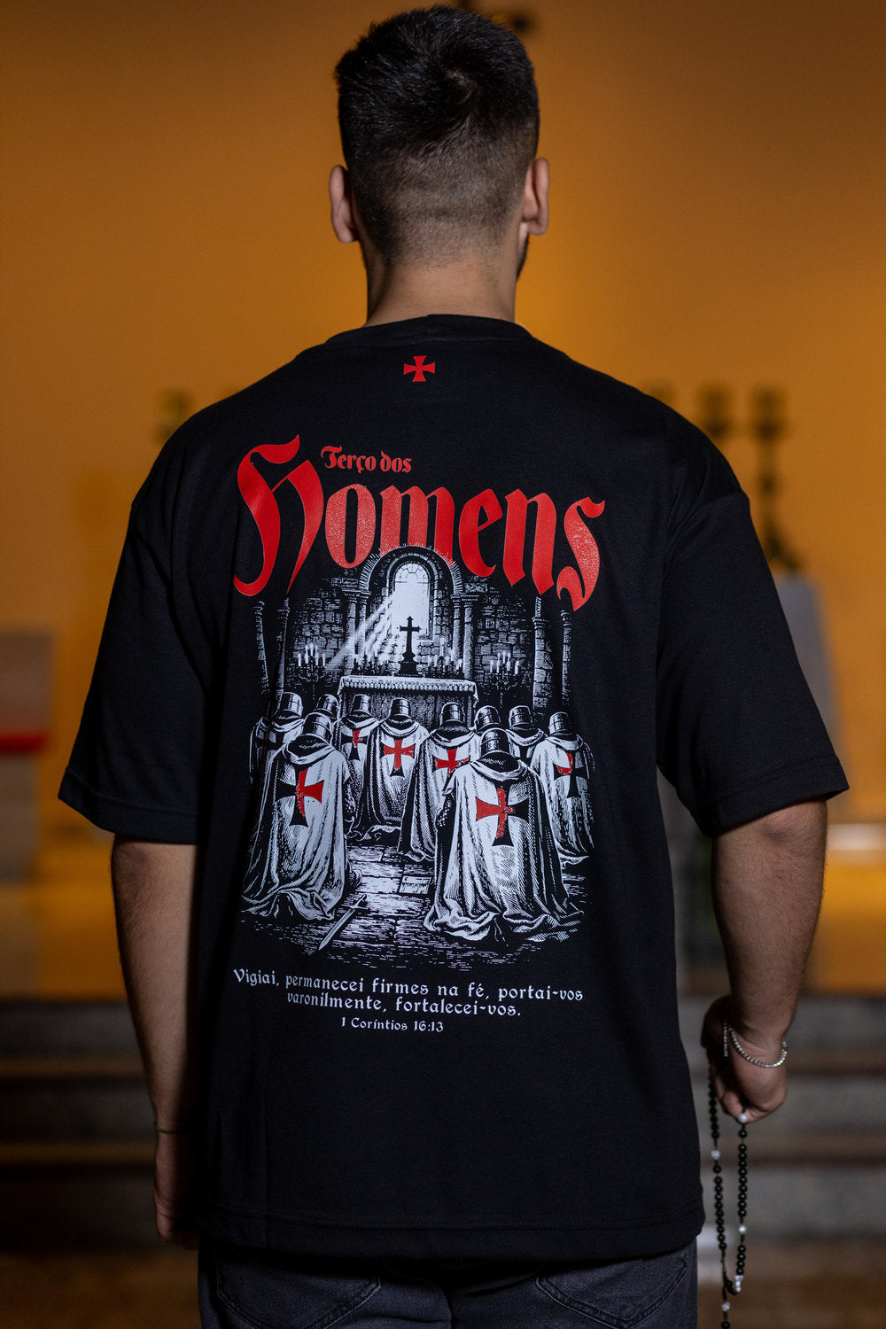 Camisa Oversized Terço dos Homens