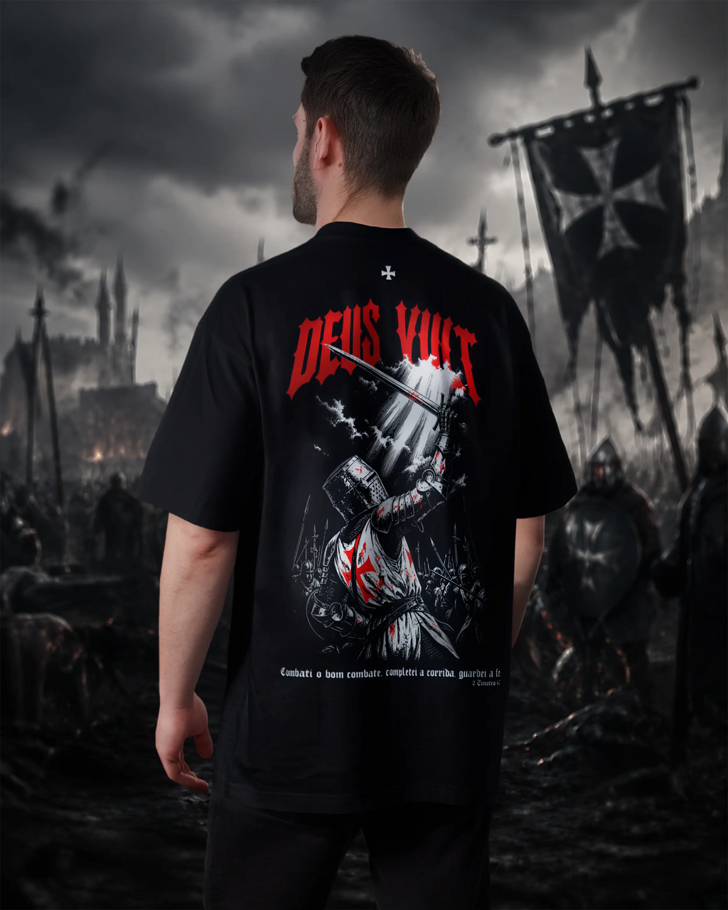 Camisa Oversized Combati o Bom Combate