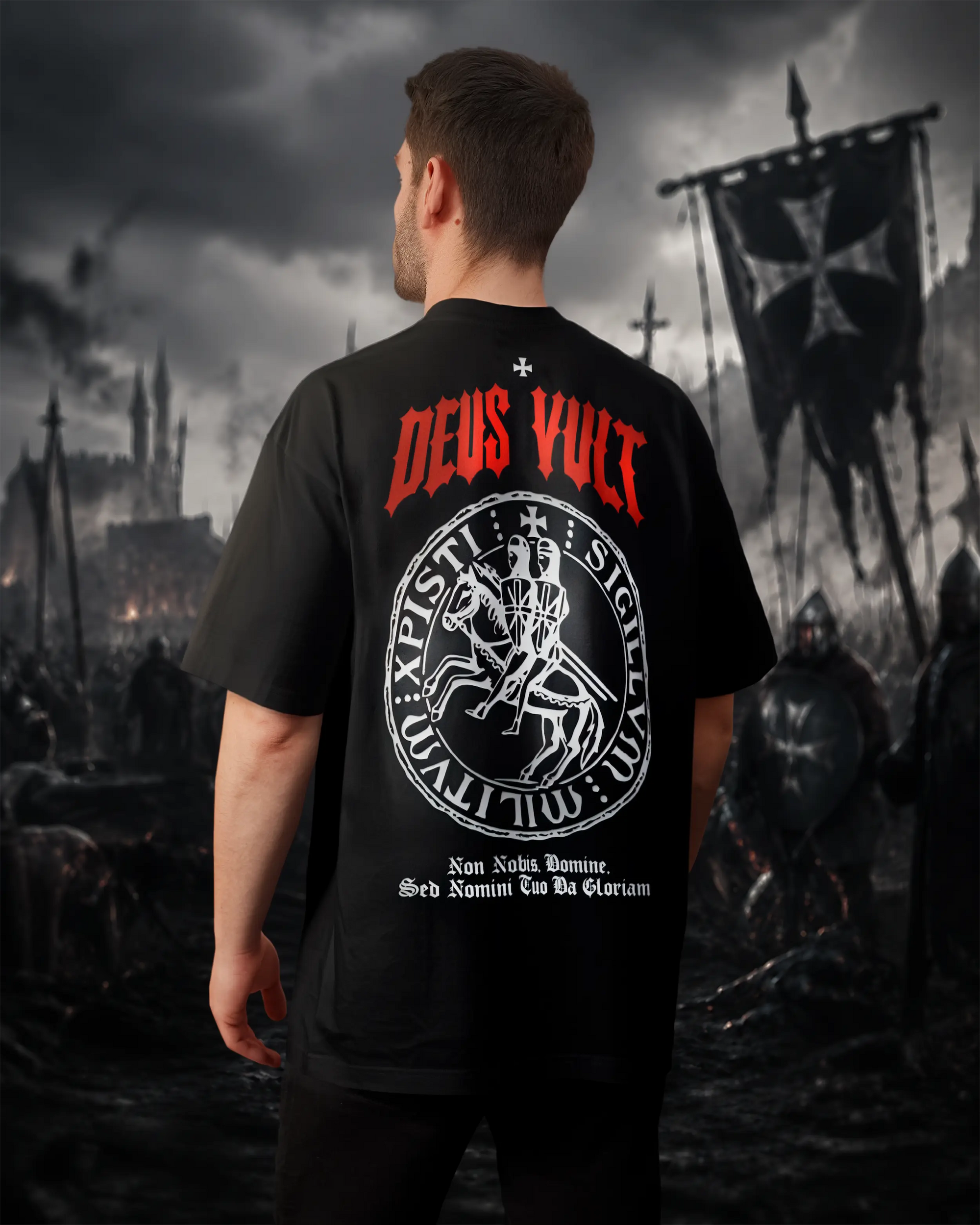 Camisa Oversized Non Nobis Domine