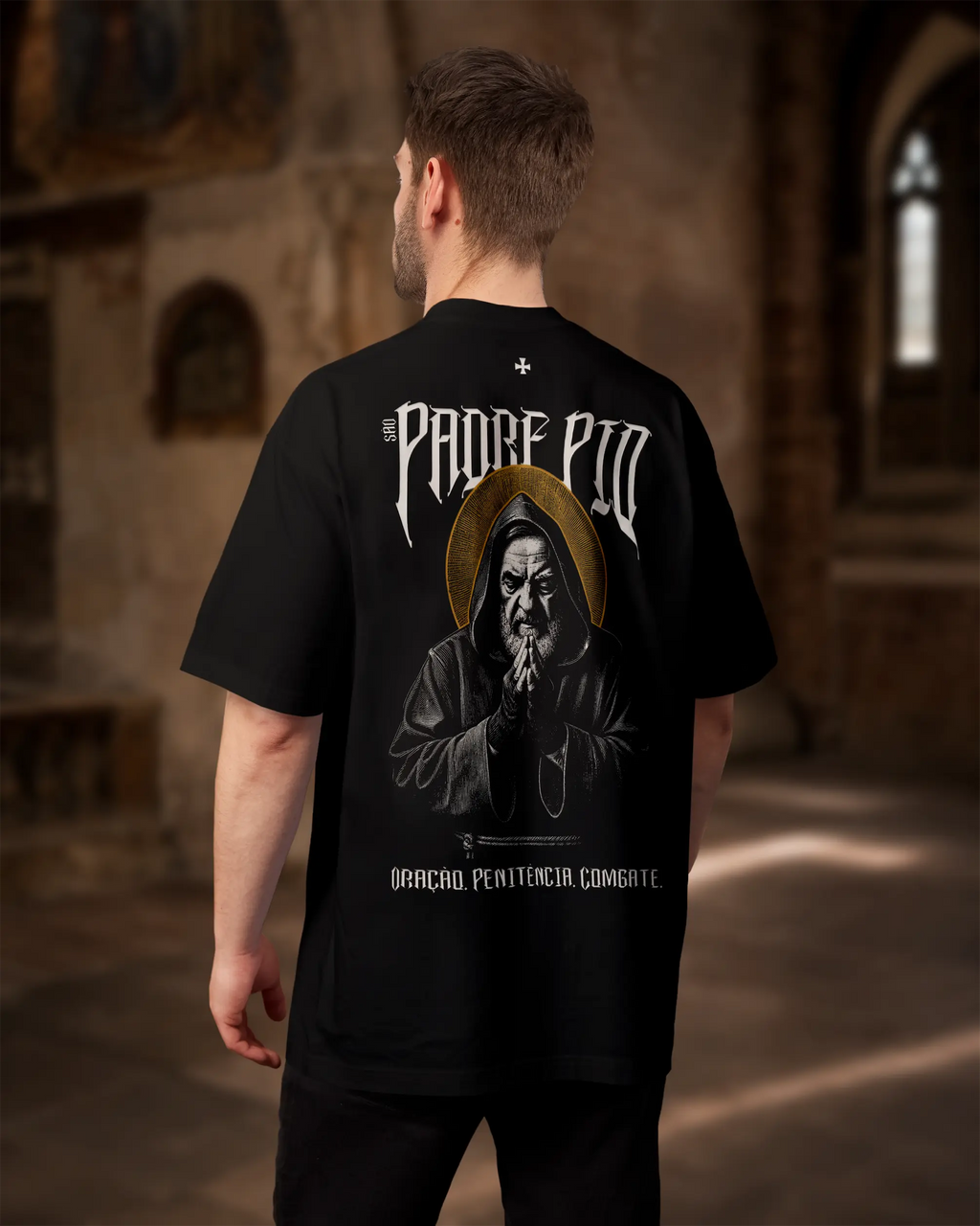 Camisa Oversized Padre Pio