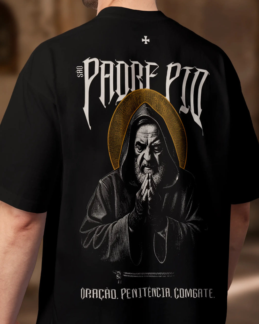 Camisa Oversized Padre Pio