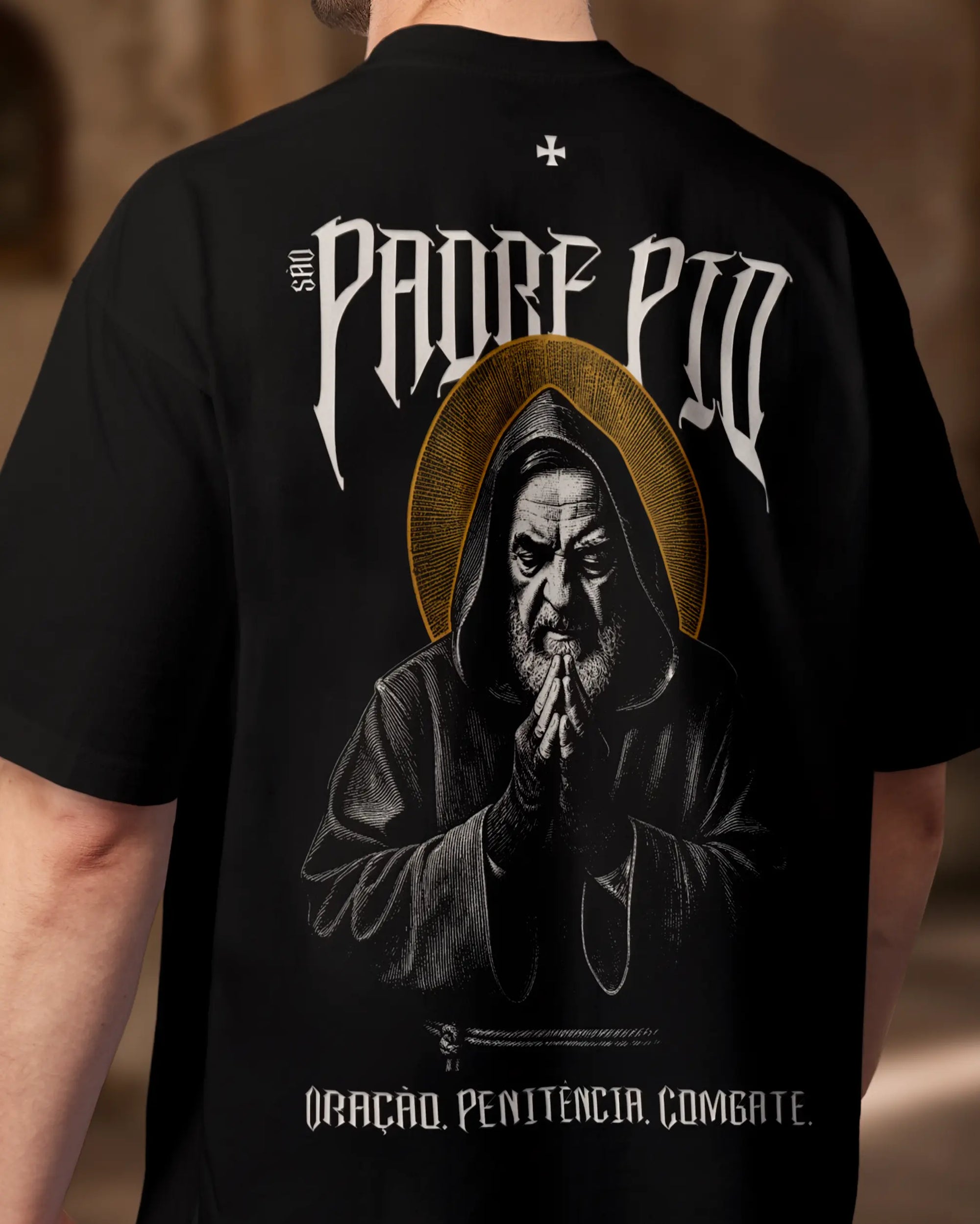 Camisa Oversized Padre Pio