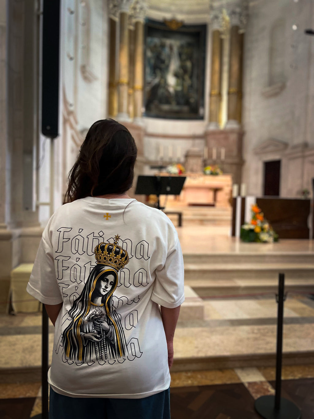 Camisa Oversized Nossa Senhora de Fátima