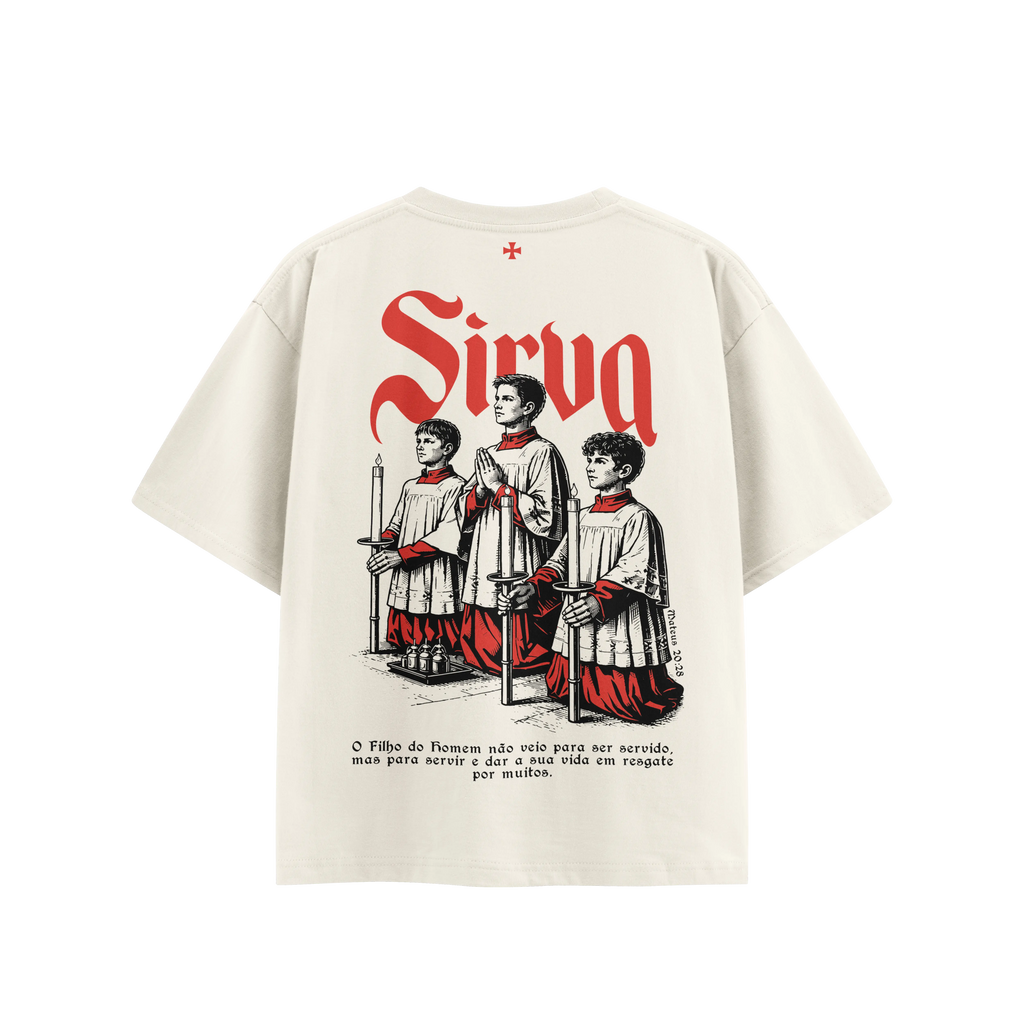 Camisa Oversized Sirva Coroinhas