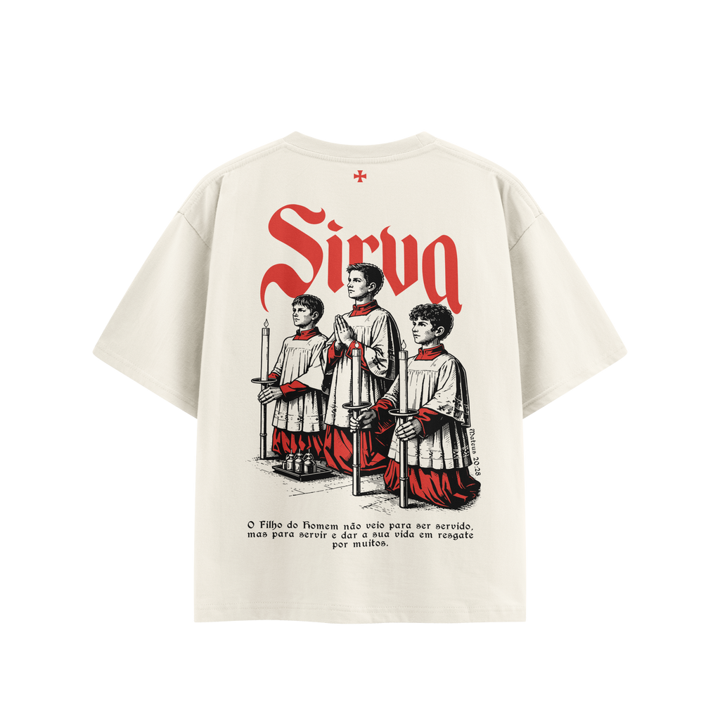 Camisa Oversized Sirva Coroinhas