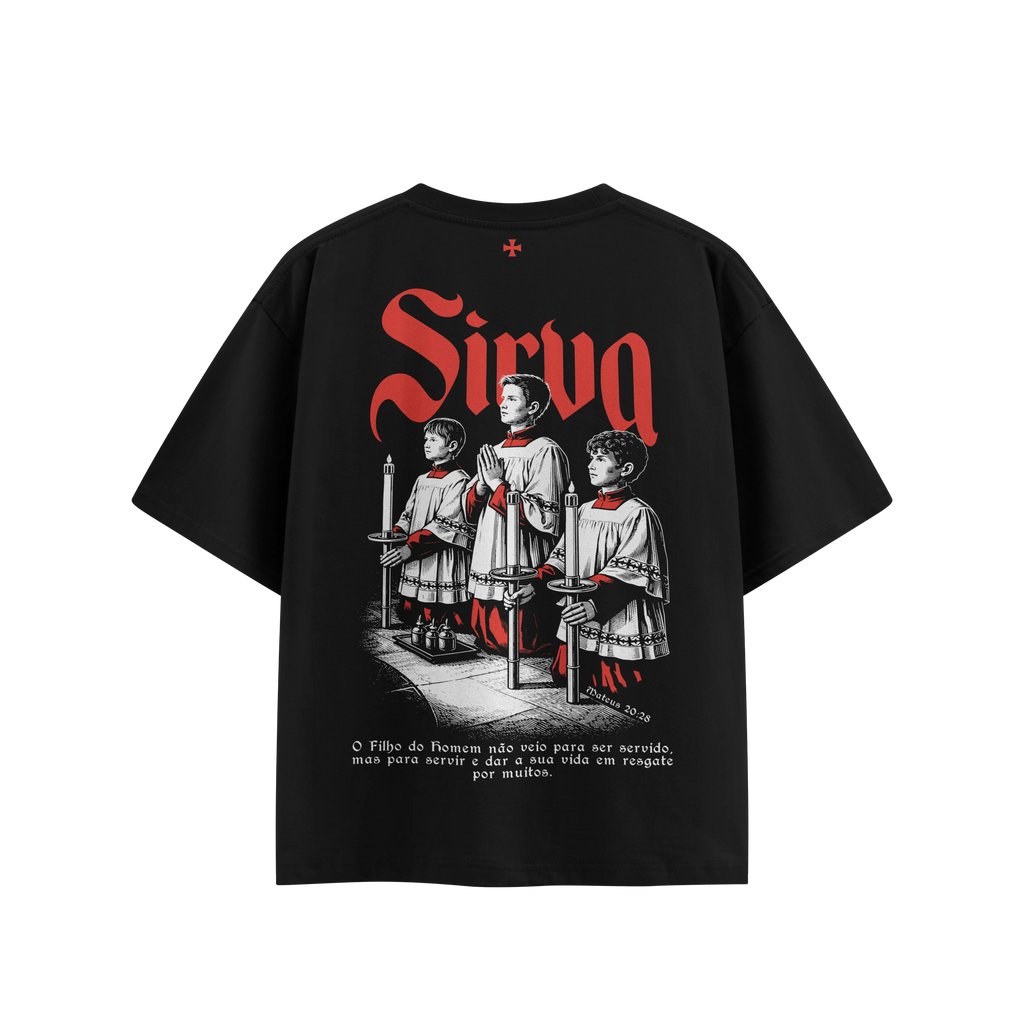 Camisa Oversized Sirva Coroinhas