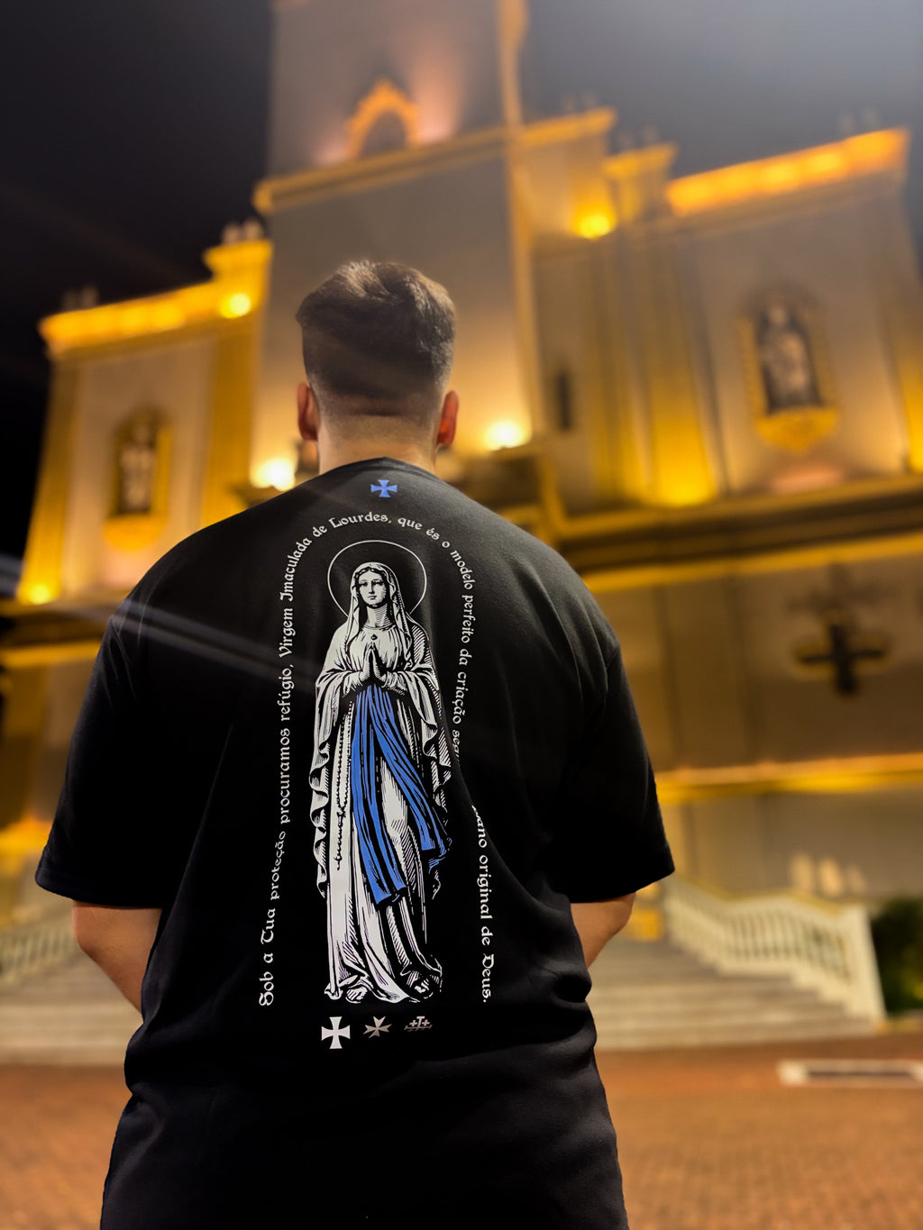 Camisa Oversized Nossa Senhora de Lourdes