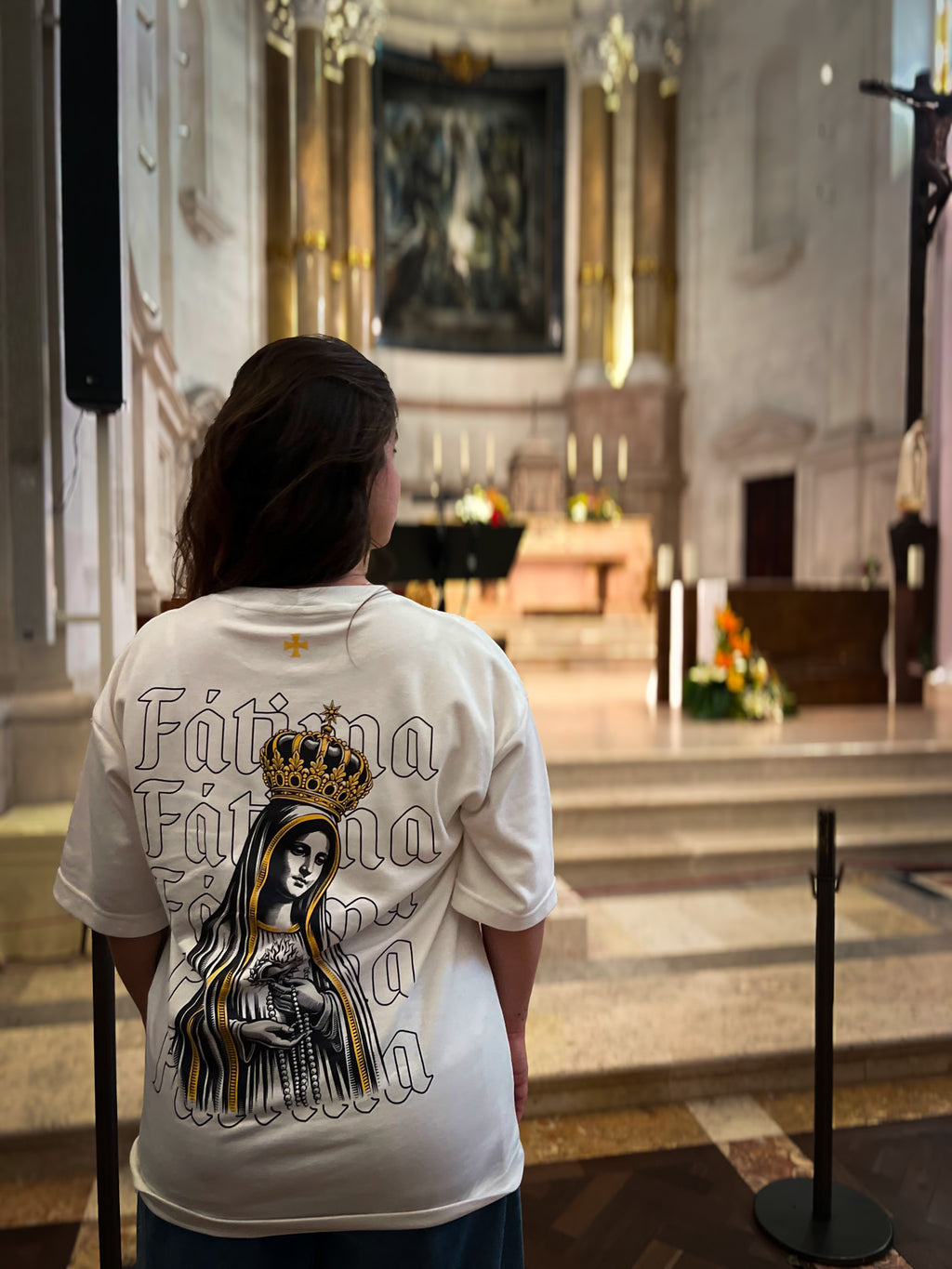 Camisa Oversized Nossa Senhora de Fátima