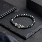 Pulseira São Bento Hematita Templarius
